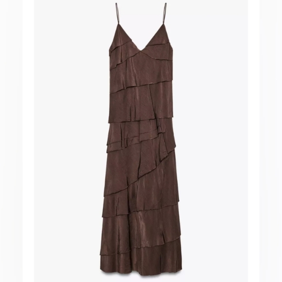 Zara ZW Collection Ruffled Dress - Picture 7 of 9
